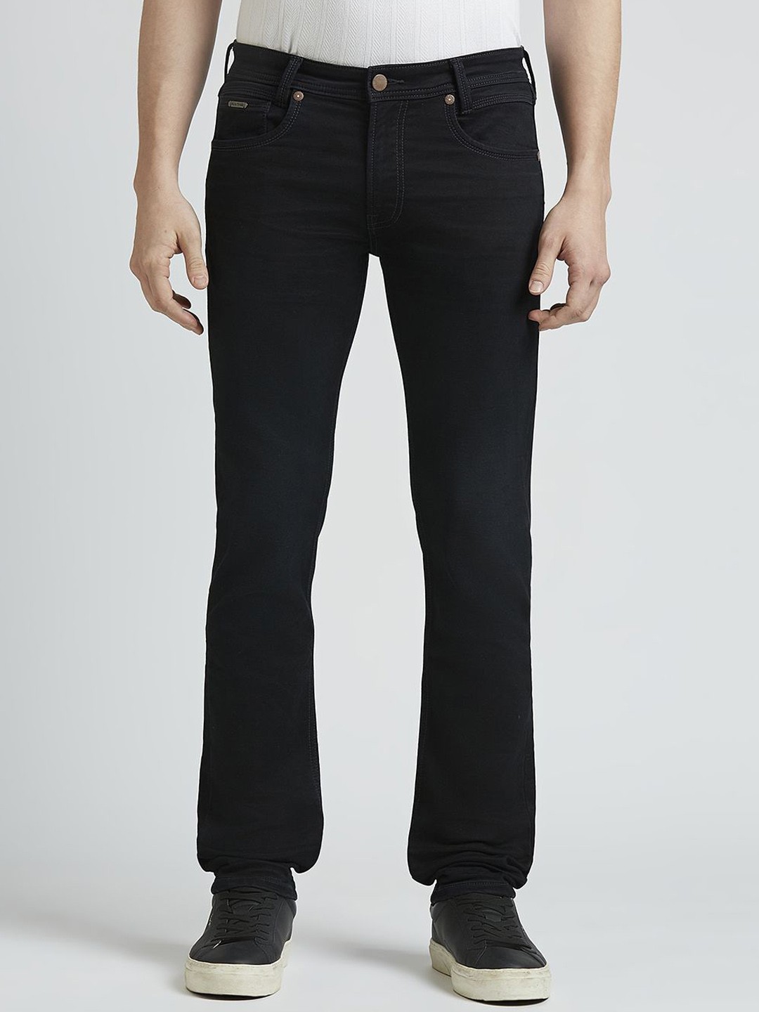 

Pepe Jeans Men Vapour Slim Fit Stretchable Jeans, Black