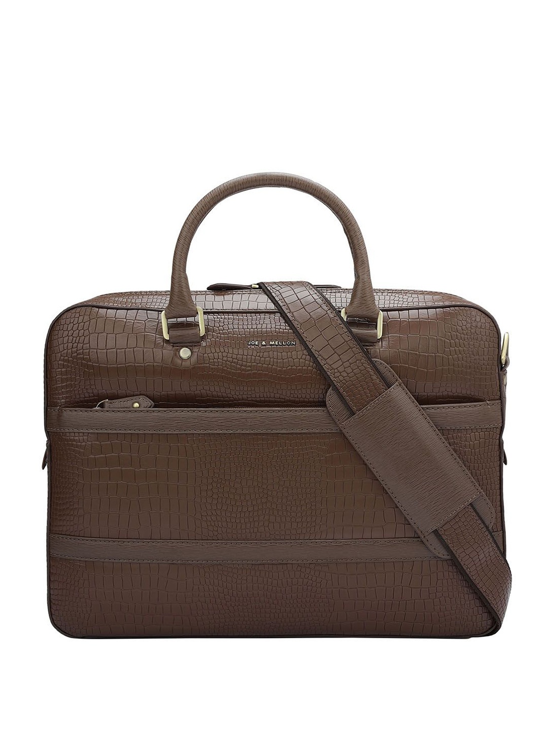 

Joe & Mellon Unisex Leather Laptop Bag, Brown
