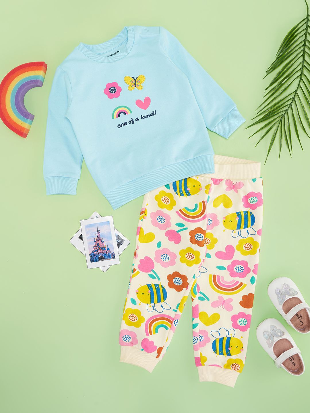 

Pantaloons Baby Girls Floral Printed Sweatshirt, Blue