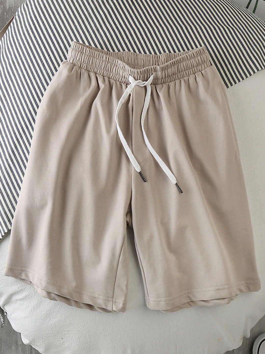 

StyleCast Men Mid-Rise Shorts, Beige