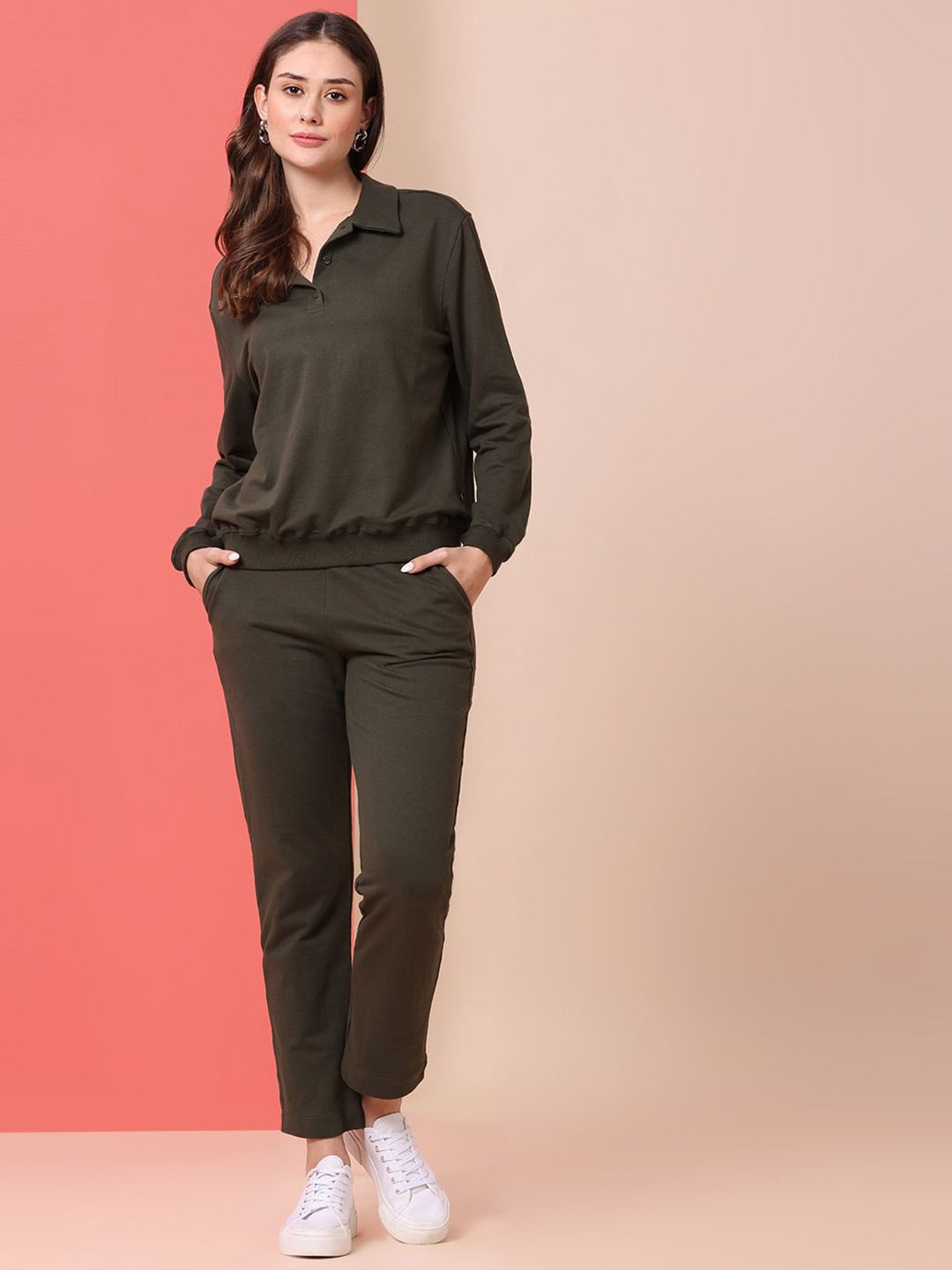 

Chemistry Pure Cotton T-Shirt & Trouser, Olive