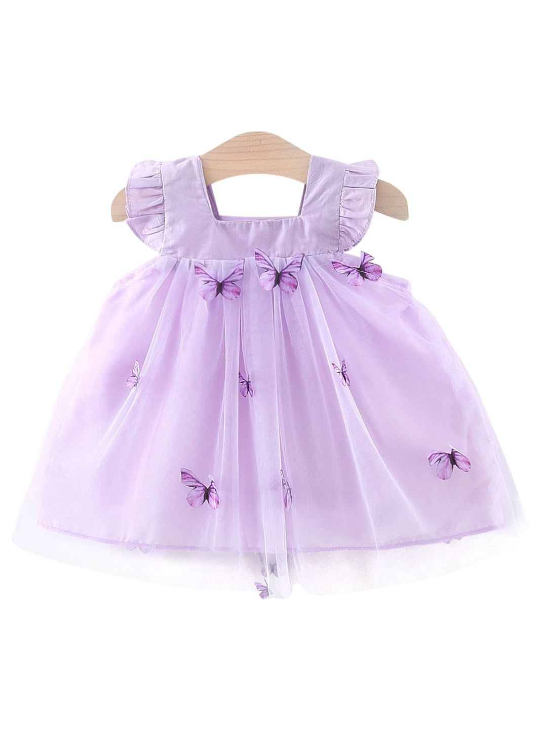 

StyleCast x Revolte Girls Applique Net A-Line Dress, Purple