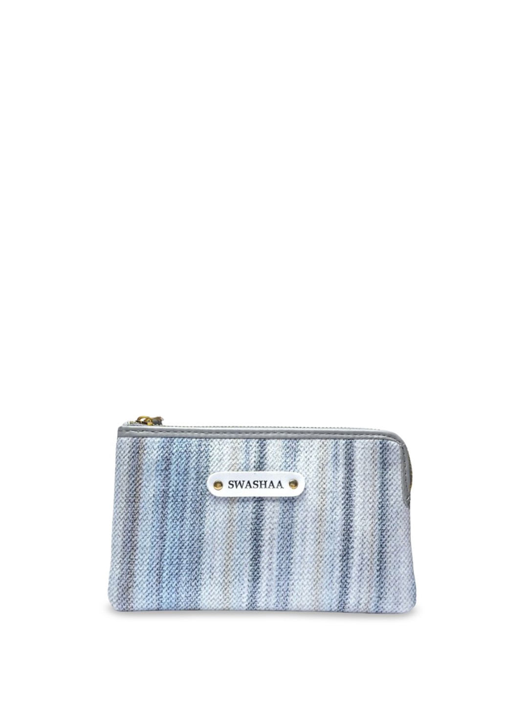 

SWASHAA Women Blue Printed Bucket Handheld Bag