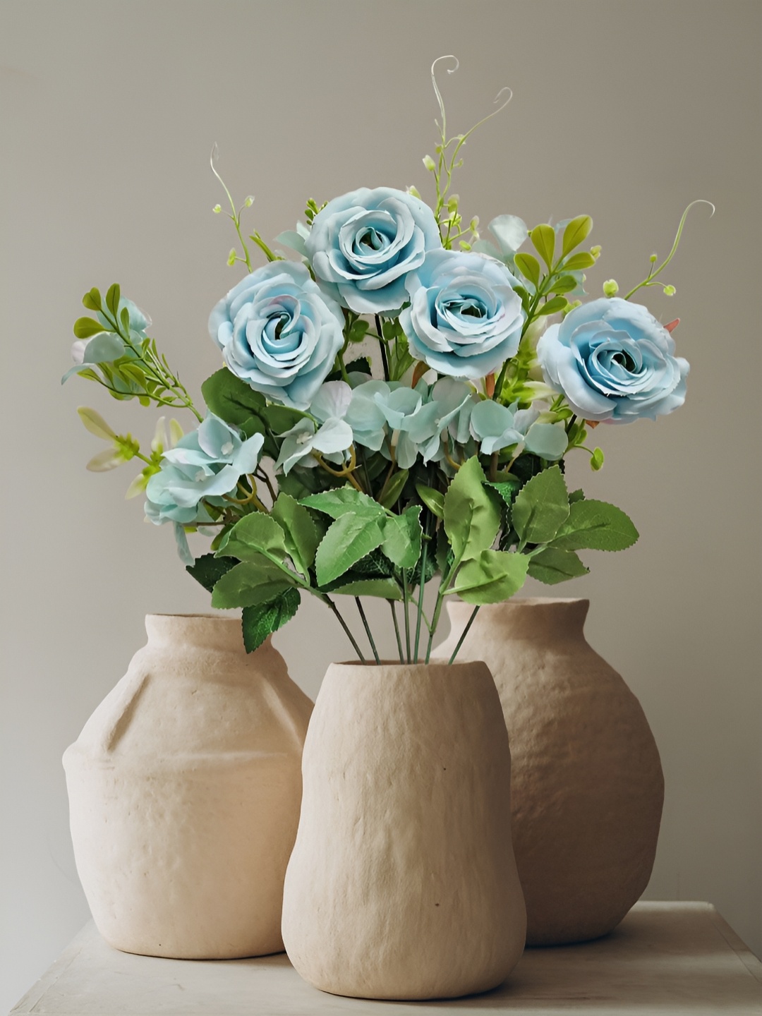 

ARTSY Blue & Green Rose Artificial Flower