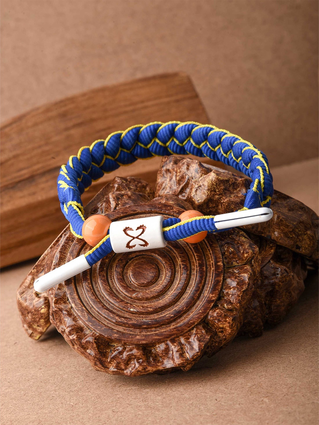 

COMICSENSE Unisex Dragon Ball Super Anime Vegeta's Pride Braided Wraparound Bracelet, Blue