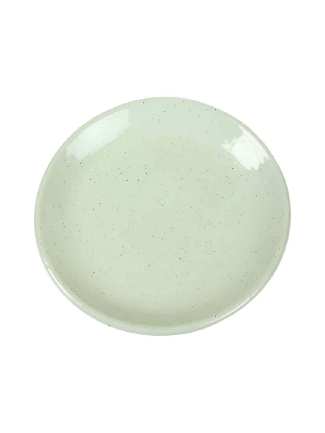 

AMALAFIEE CERAMICS Green 2 Pieces Glossy Ceramic Microwave Safe Plates