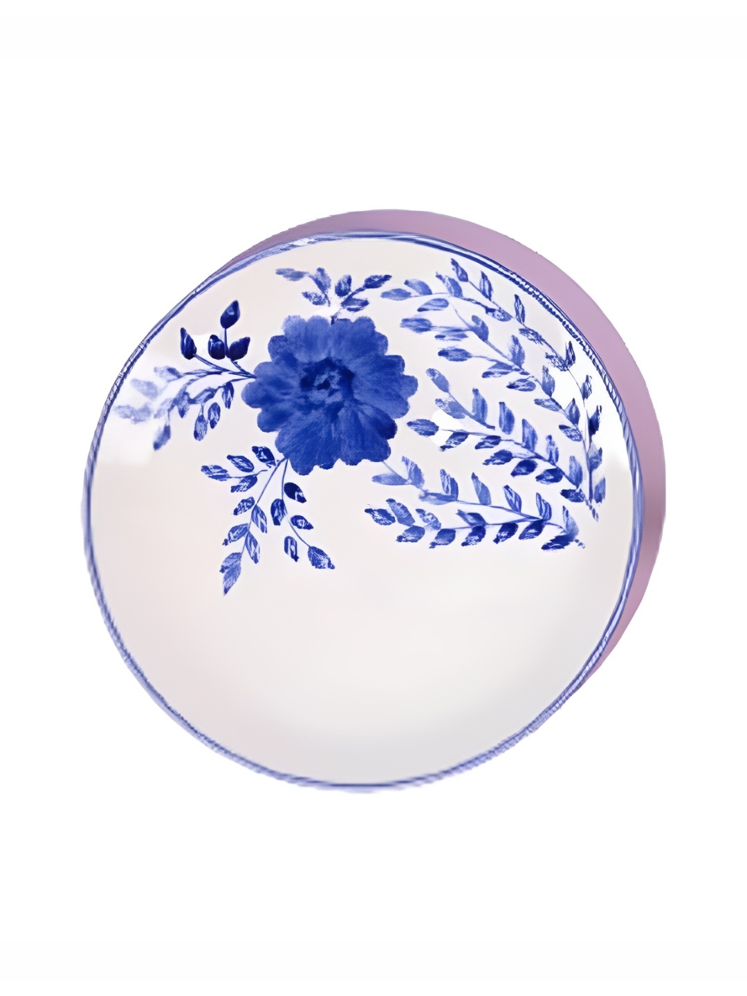 

AMALAFIEE CERAMICS Blue 6 Pieces Printed Ceramic Microwave Safe Plates