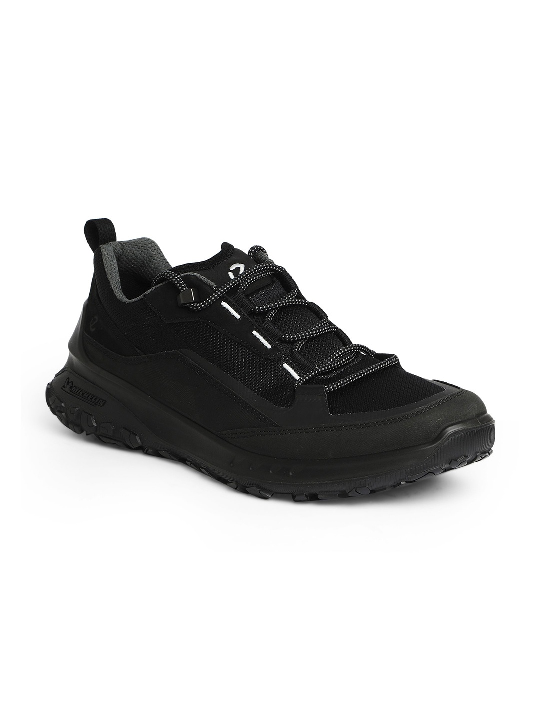 

ECCO Ult-Trn Men Leather Trekking Non-Marking Shoes, Black