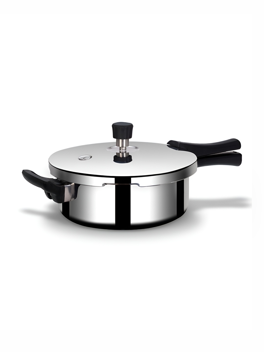 

ARTTDINOX Silver-Toned Stainless Steel Dishwasher Safe Pressure Cooker 3.5 L