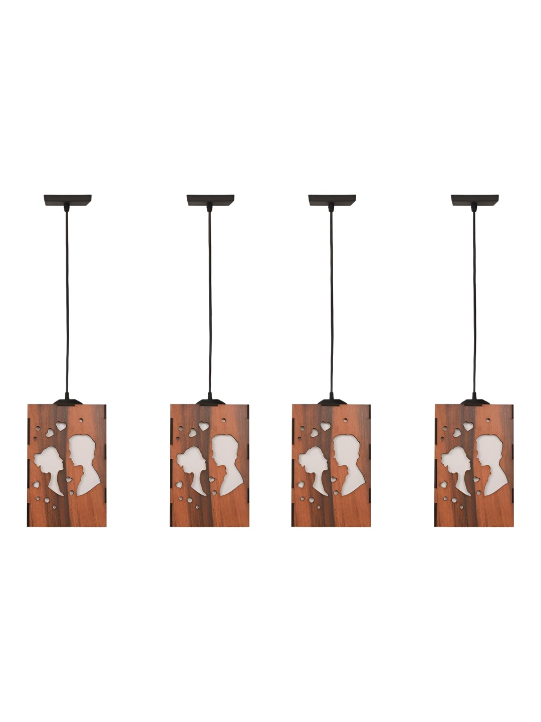

Afast Black & White 4 pieces Traditional Rectangle Shaped Ceiling Lamp