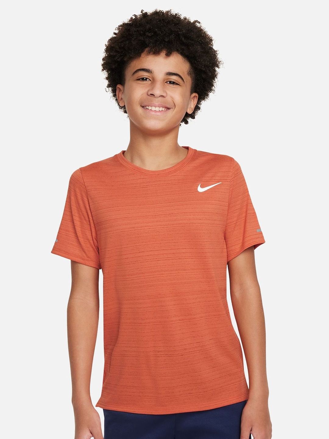 

Nike Older Boys Dri-Fit Miler Training Top, Orange