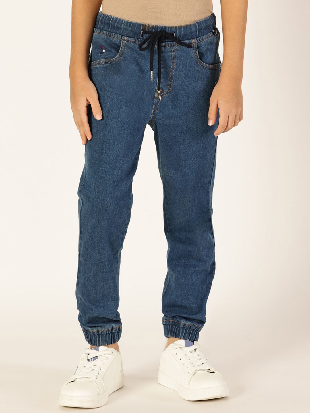 

Nautica Boys Smart Jogger Stretchable Jeans, Blue