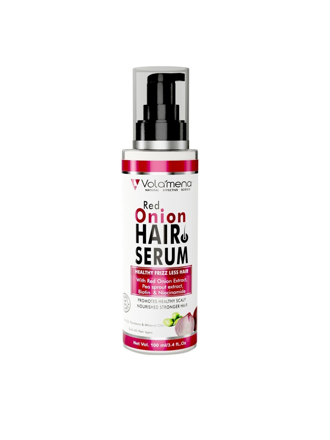 

Volamena Red Onion Hair Serum With Biotin & Niacinamide 100 ml, Transparent