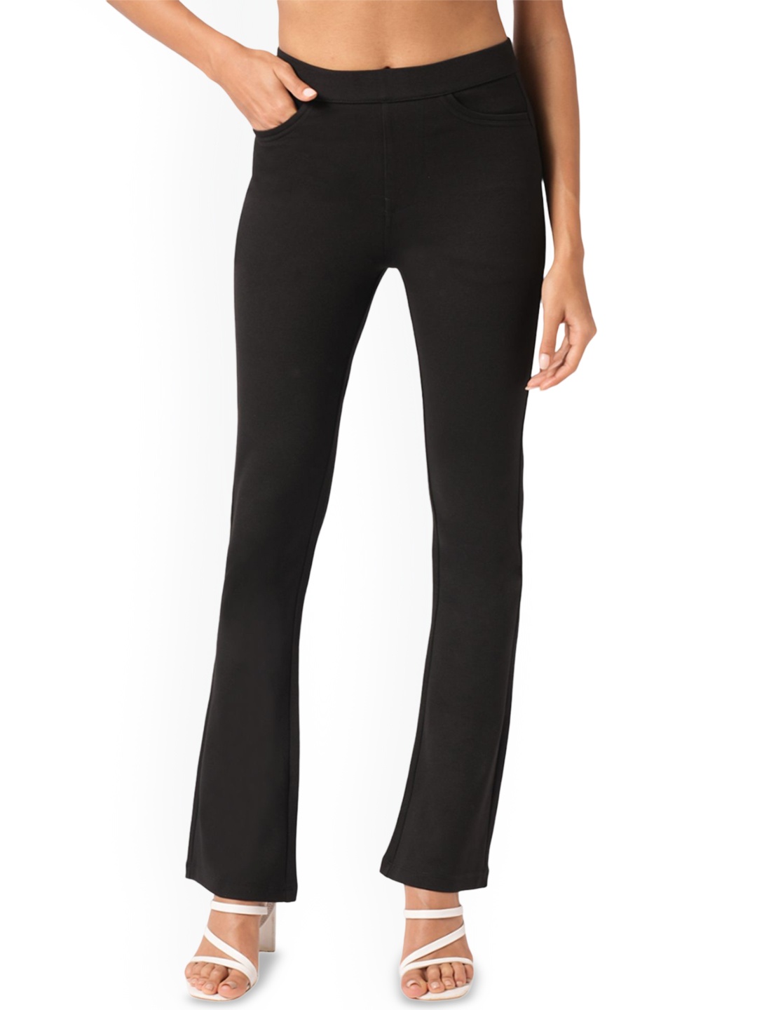 

Kraus Jeans Mid Rise Tregging, Black