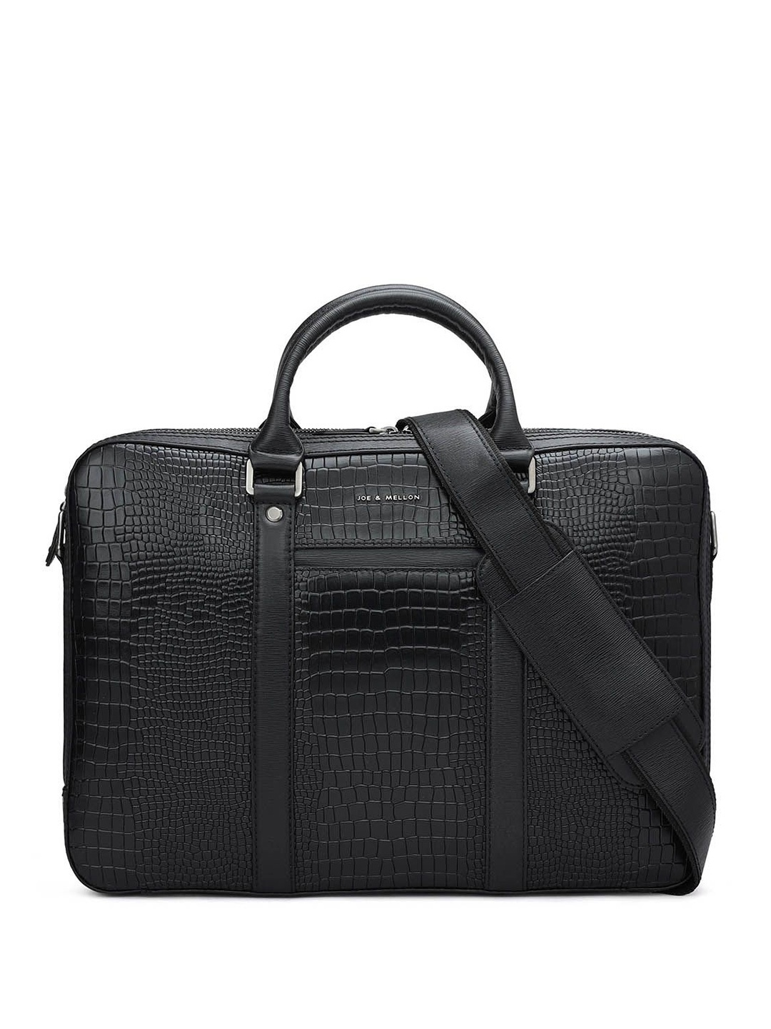 

Joe & Mellon Unisex Leather Laptop Bag, Black