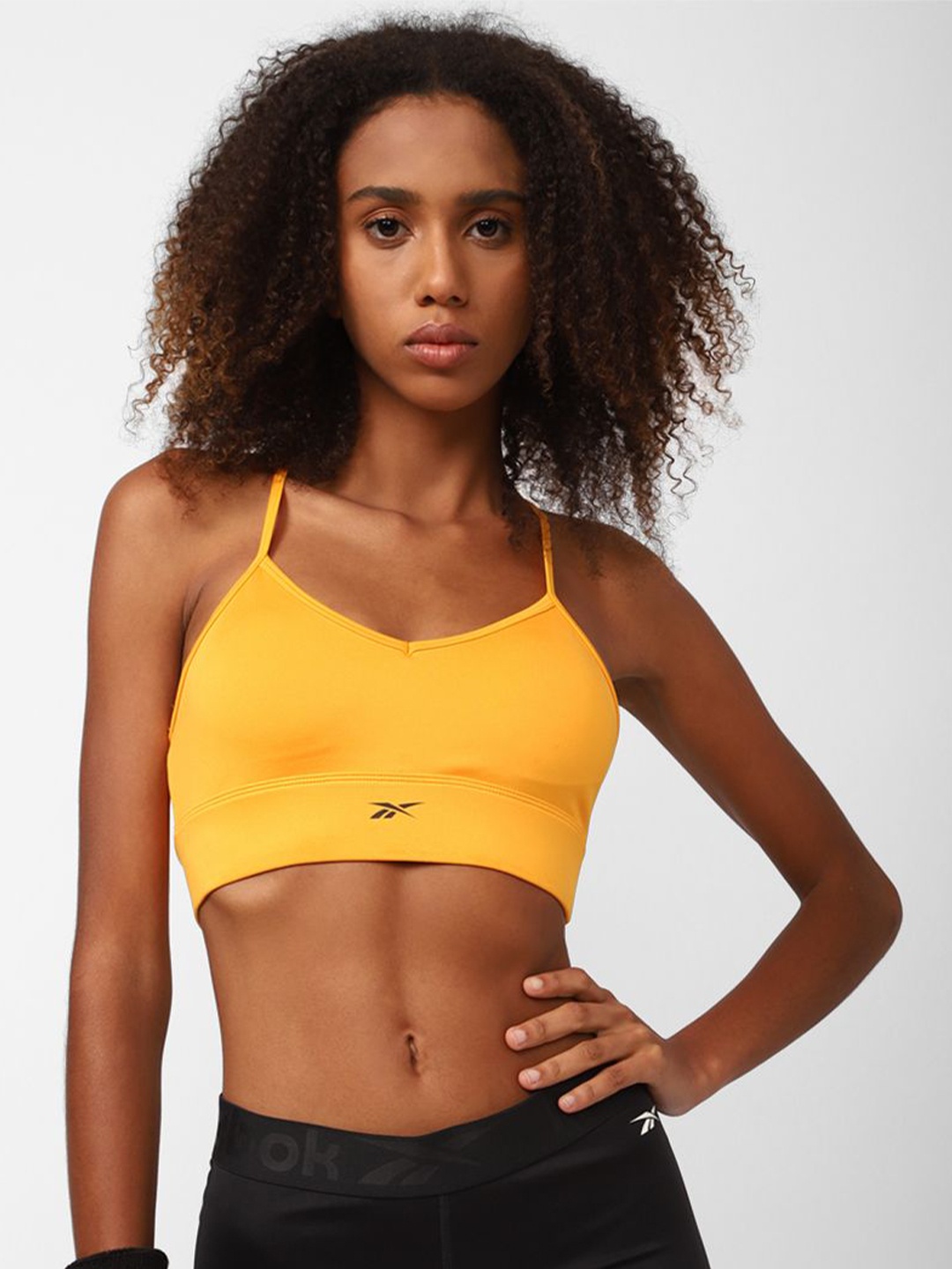 

Reebok Training Workout Ready Sports Bra, Yellow