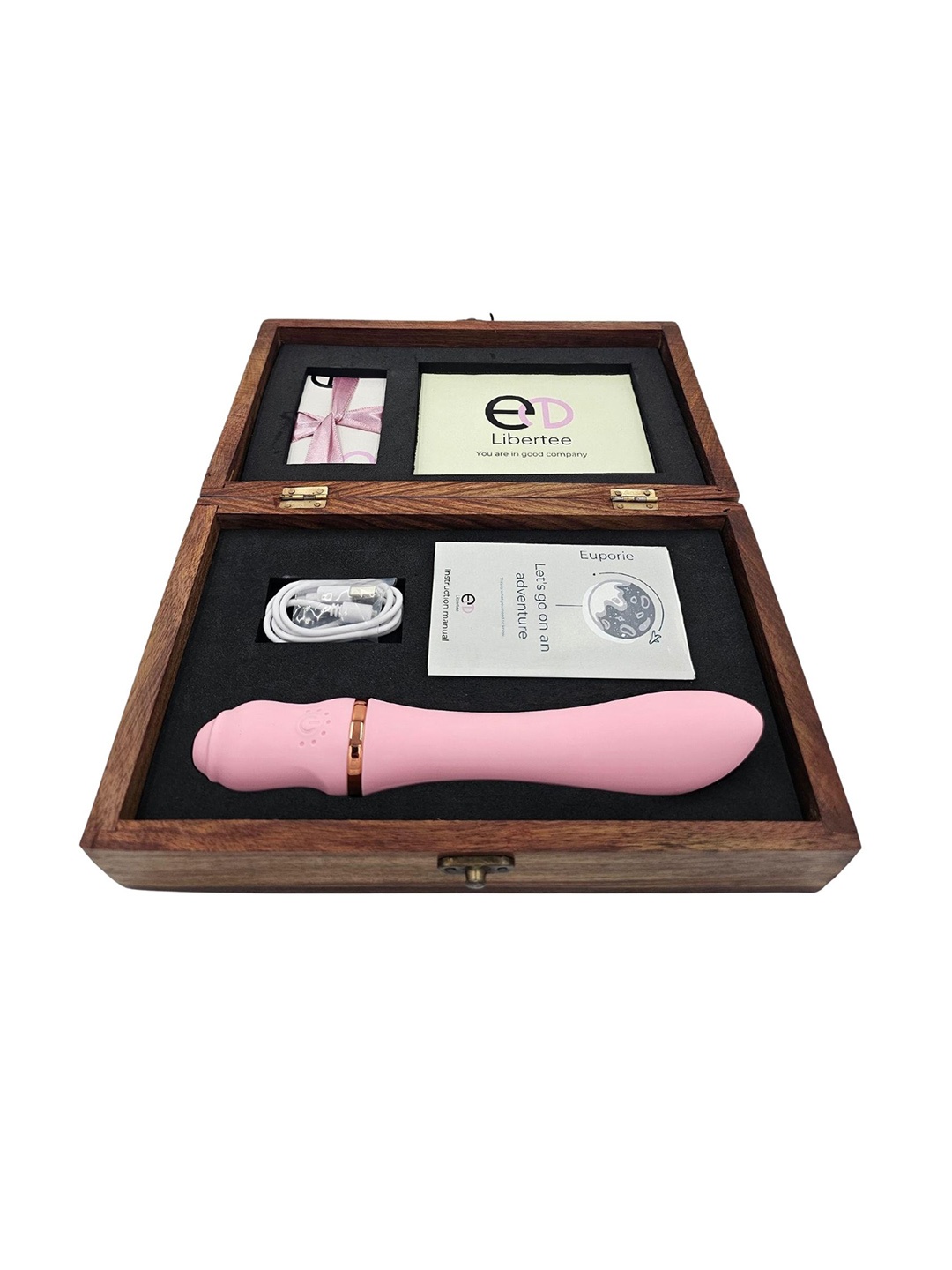 

Libertee Euporie Rechargeable Full Body Massager, Rose