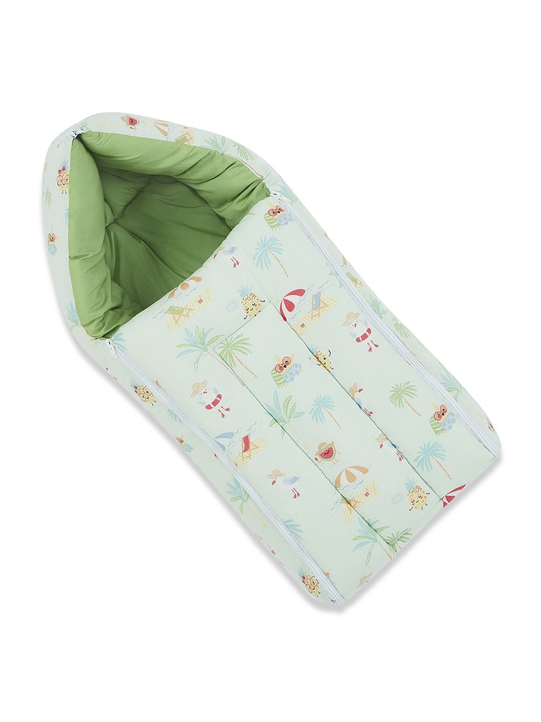 

haus & kinder Infant 3 in 1Printed Baby Sleeping Bag, Green