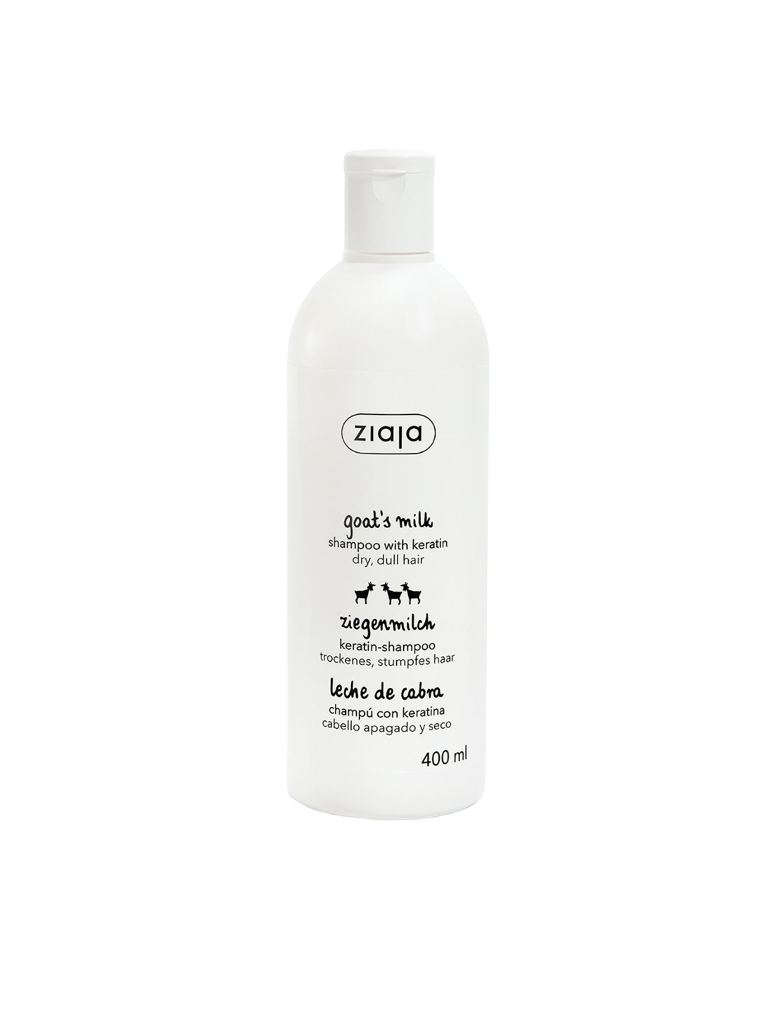 

Ziaja Goat's Milk Shampoo- 400ml, White