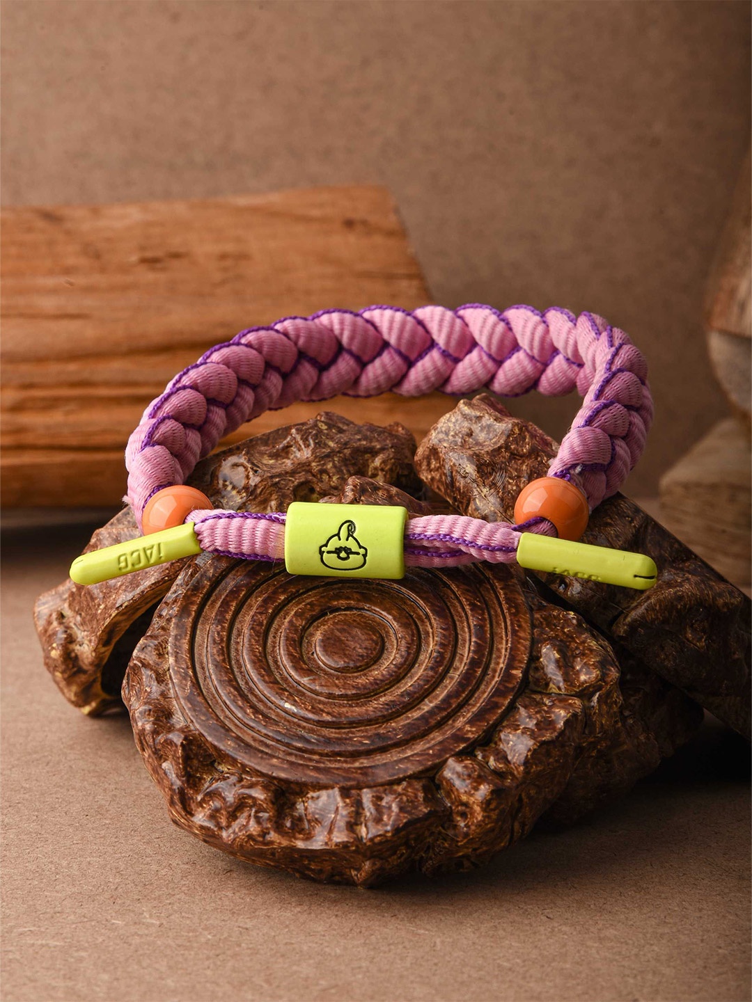 

COMICSENSE Unisex Dragon Ball Z Majin Buu Demon Braided Wraparound Bracelet, Pink