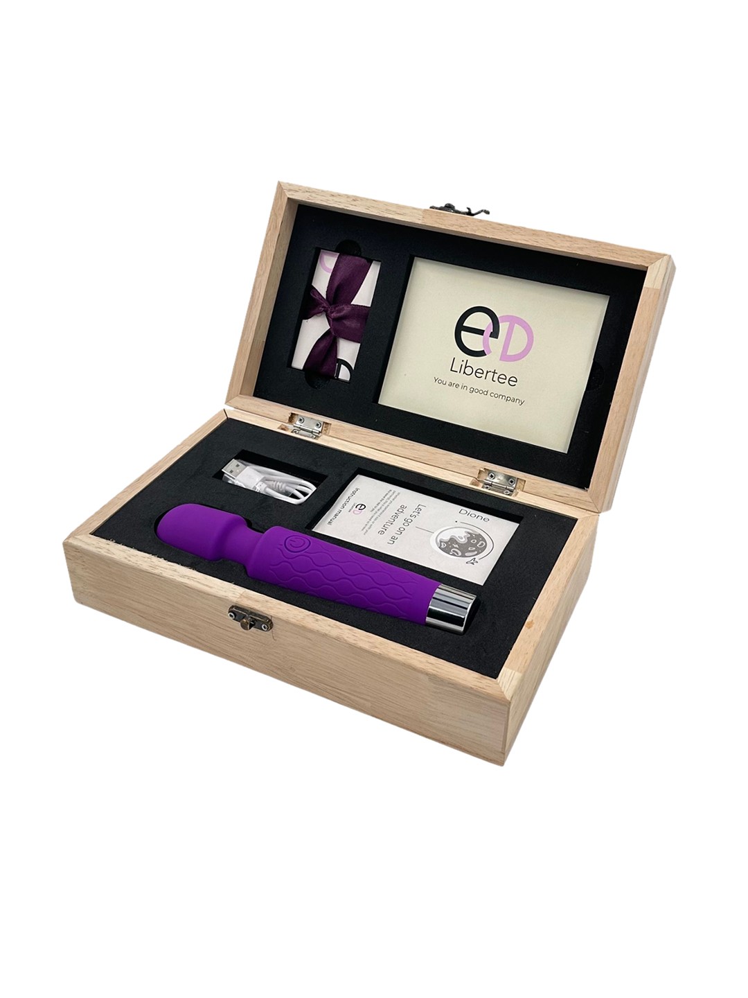 

Libertee Dione Premium Rechargeable Personal Massager - Violet, Purple