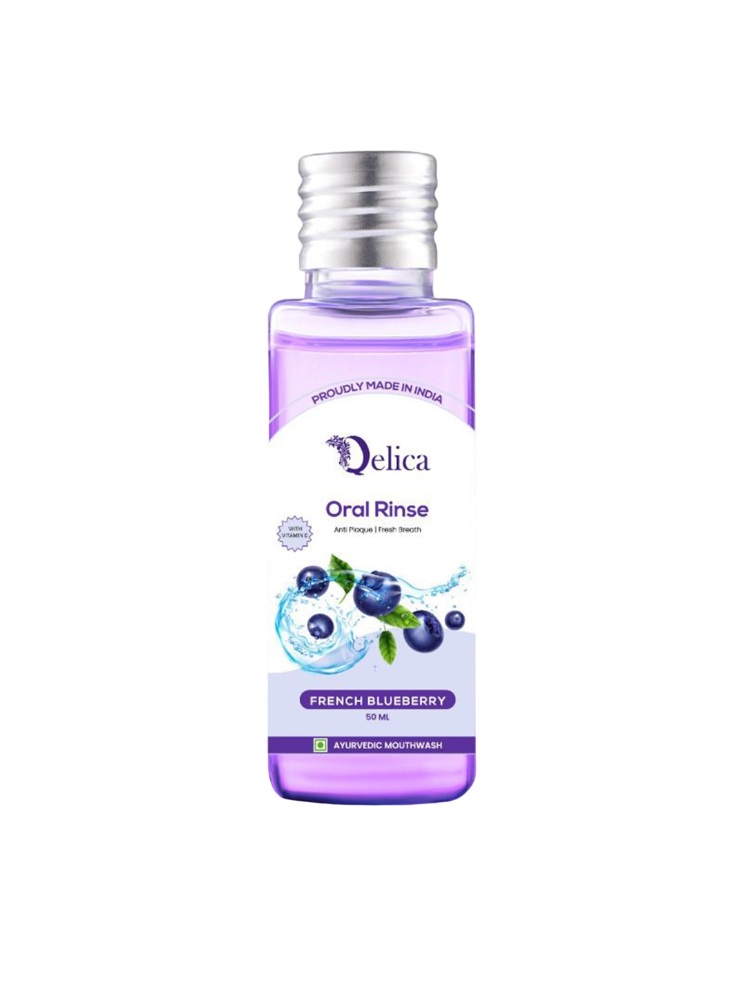 

Qelica Oral Rinse Vitamin E Mouthwash-50ml, Purple