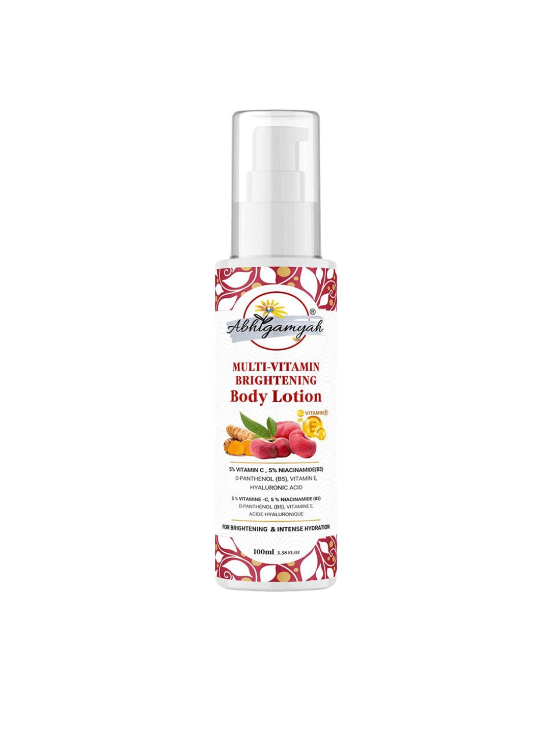 

Abhigamyah Multi-Vitamin Brightening Body Lotion With Vitamin E-100ml, White