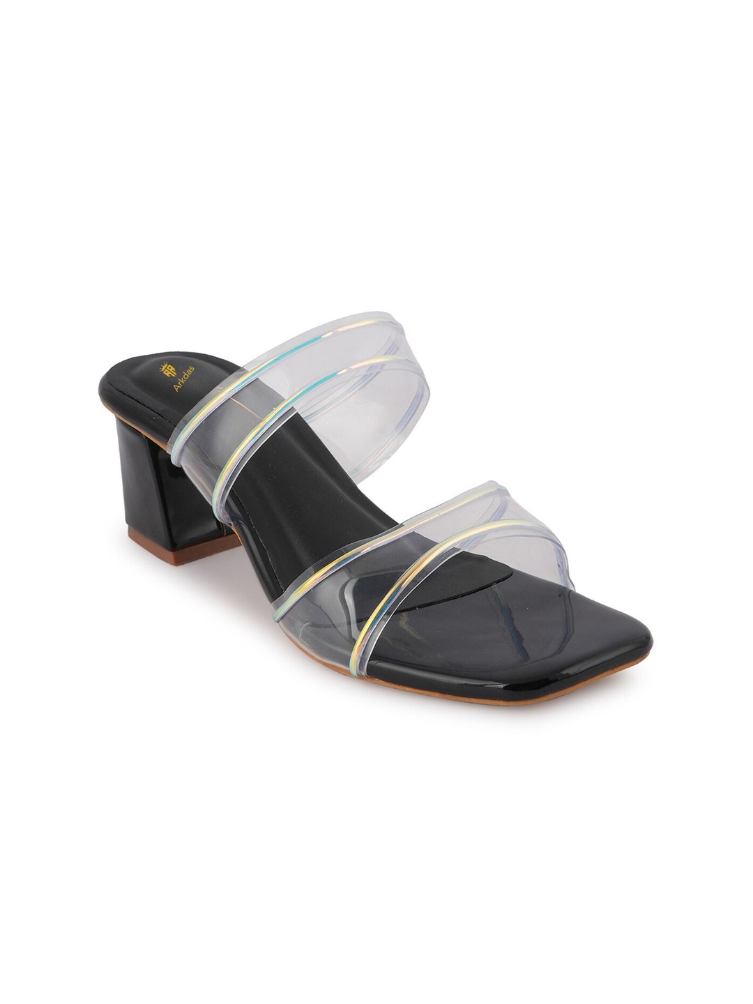 

ARKDAS Party Block Sandals, Black