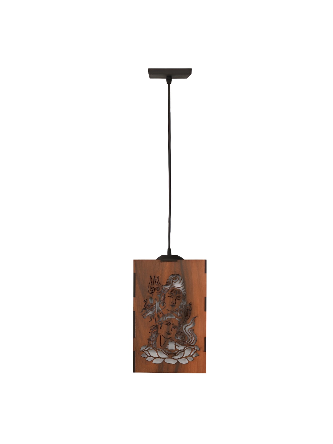

Afast Black & Brown Lord Sivaparvathi Textured Ceiling Lamp