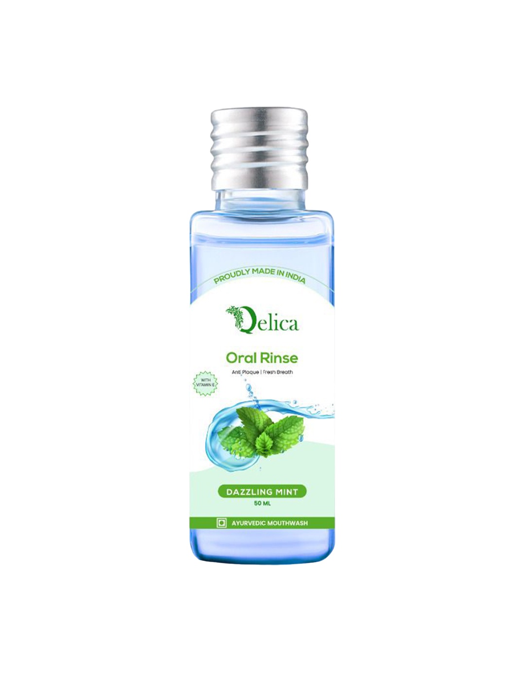 

Qelica Oral Rinse Vitamin E Mouthwash-50ml, Blue