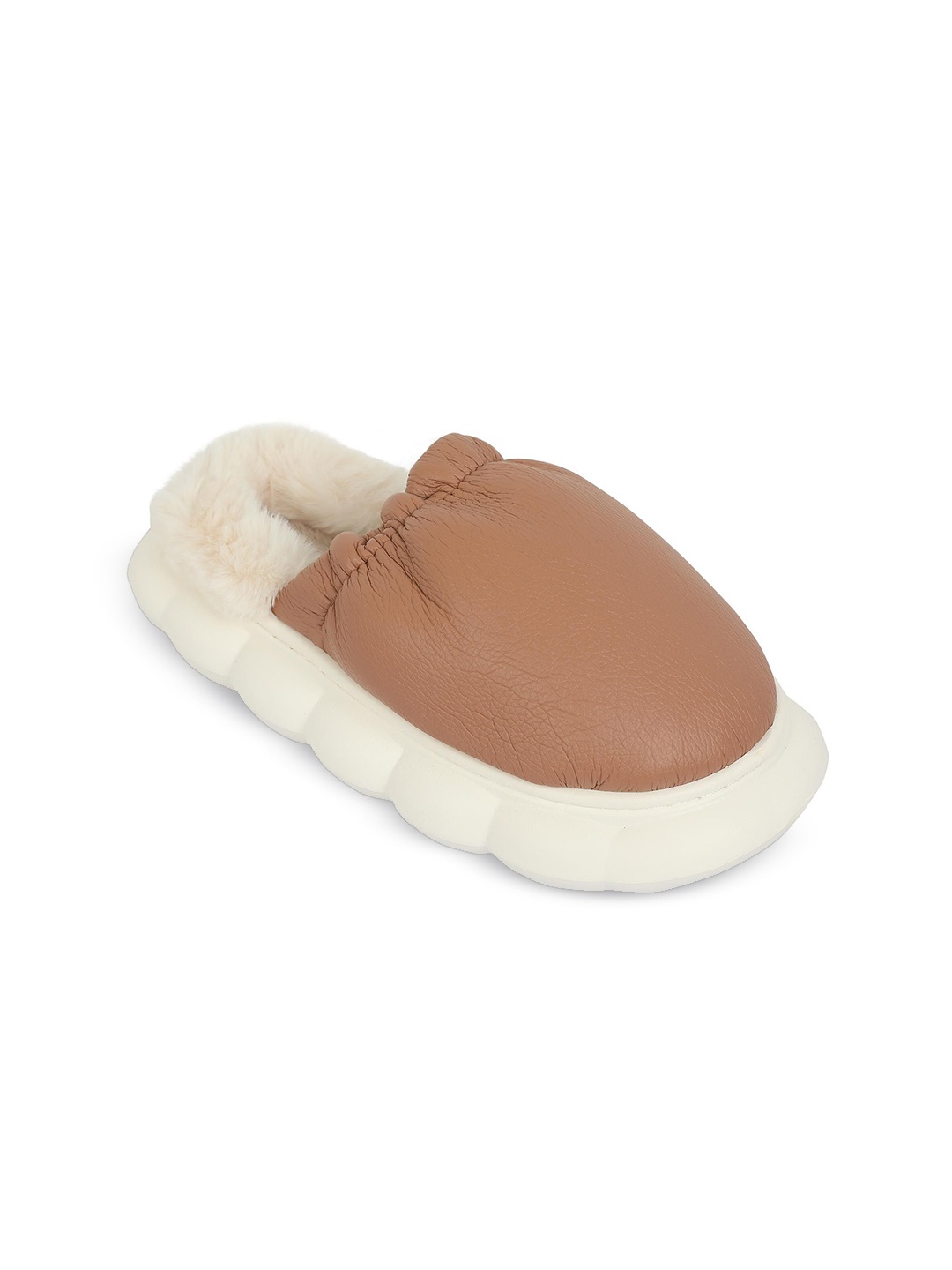 

FabSeasons Women Room Slippers, Brown