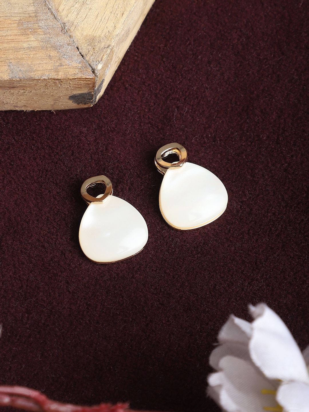 

ELLE Gold-Plated Contemporary Drop Earrings