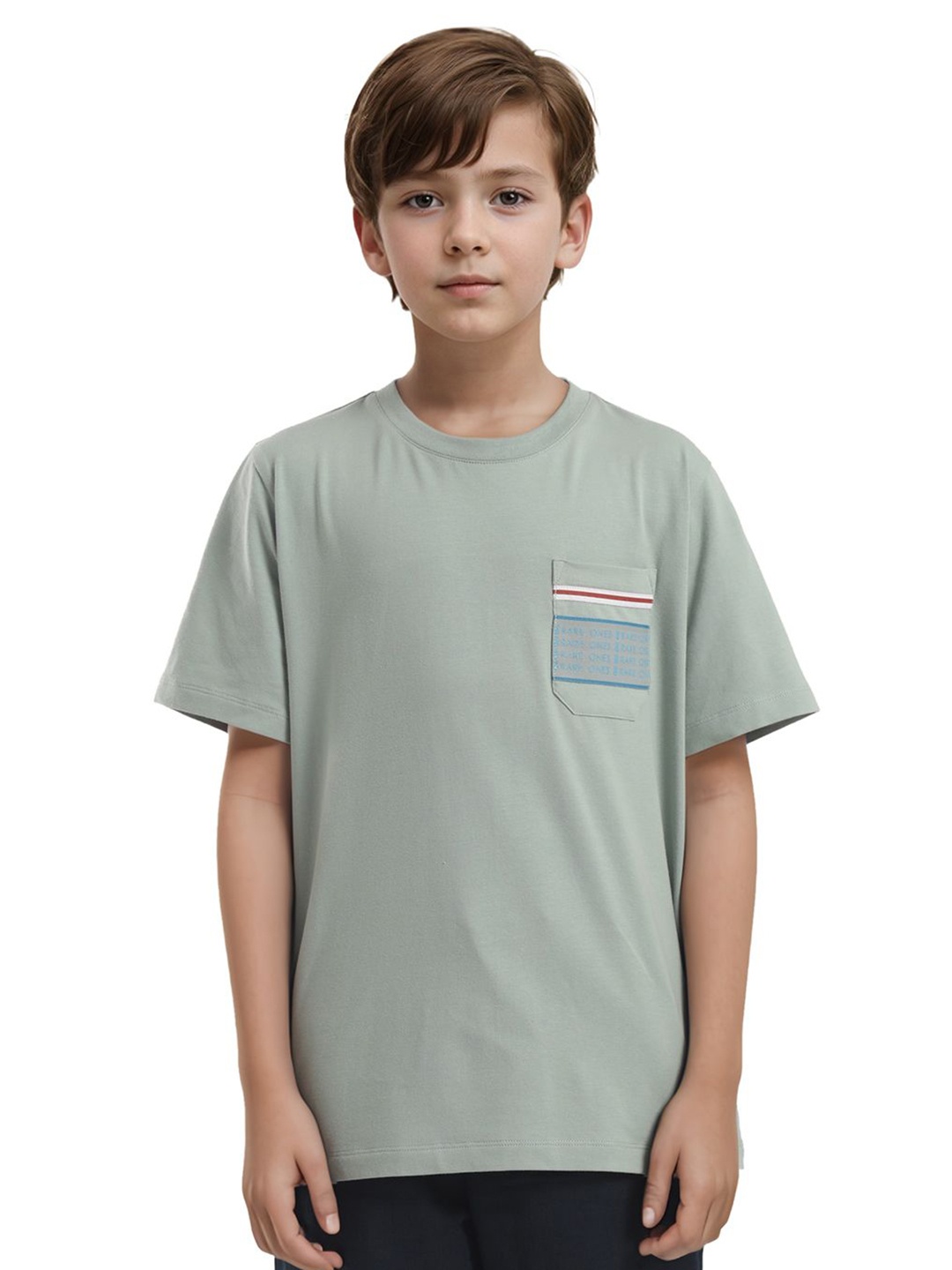 

Rare Ones Boys Statement Print T-Shirt, Green