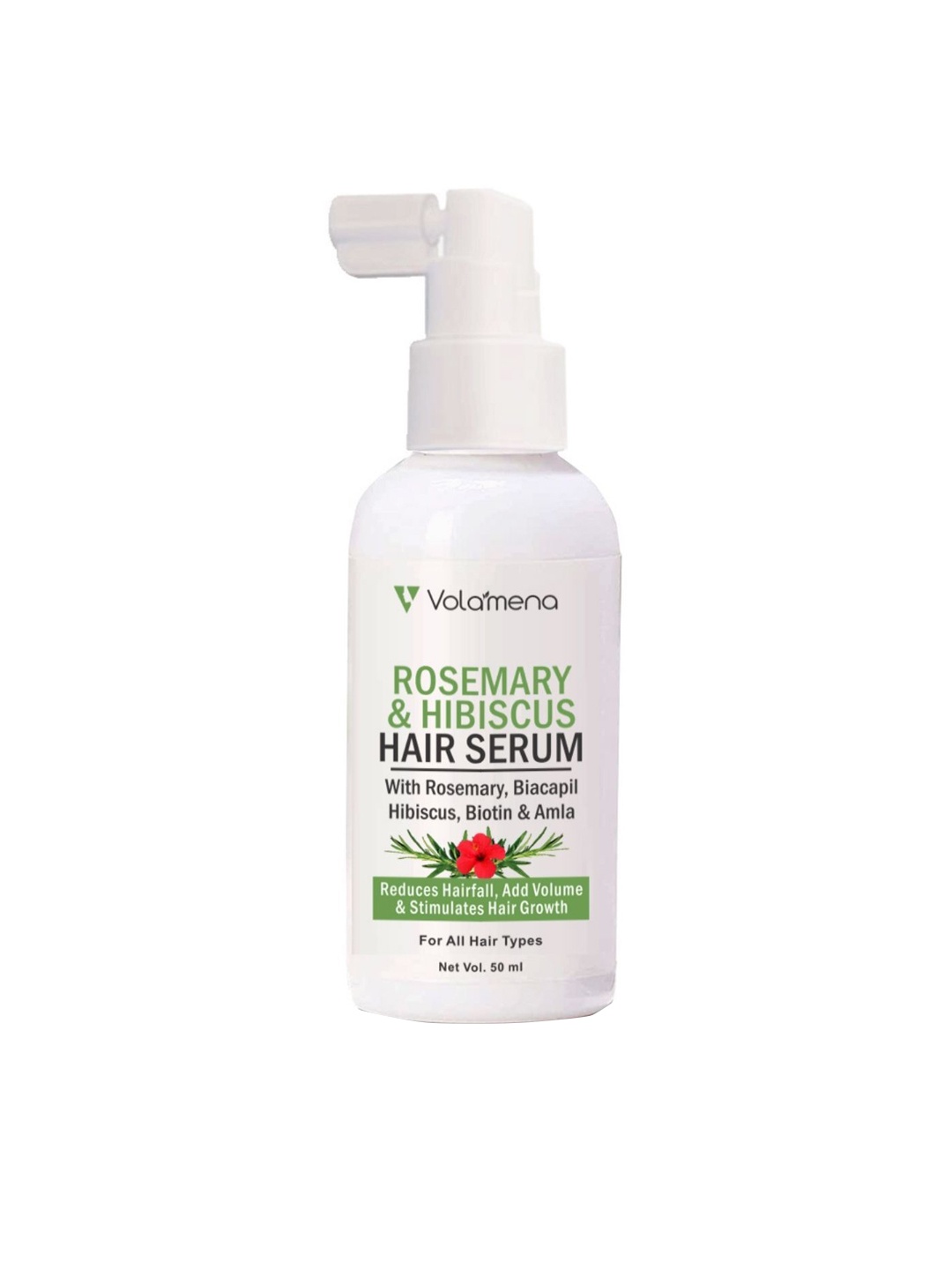 

Volamena Rosemary & Hibiscus Hair Serum 50 ml, Transparent