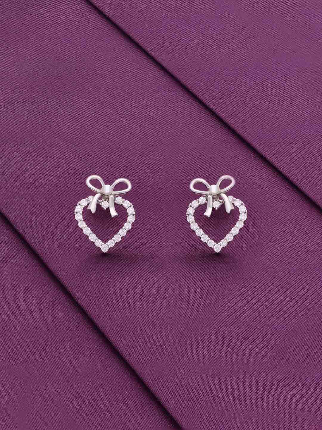 

KAI JEWEL 92.5 Sterling Silver Rhodium-Plated Cubic Zirconia Studs