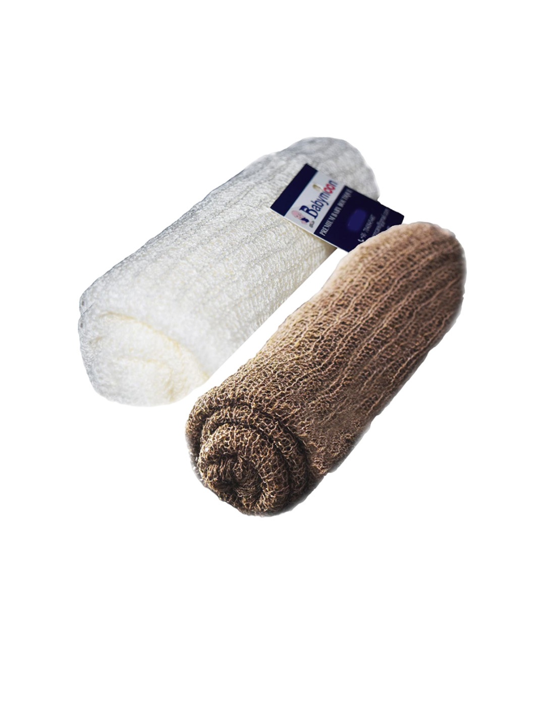 

Babymoon Infants Pack of 2 Stretchable Swaddle, White