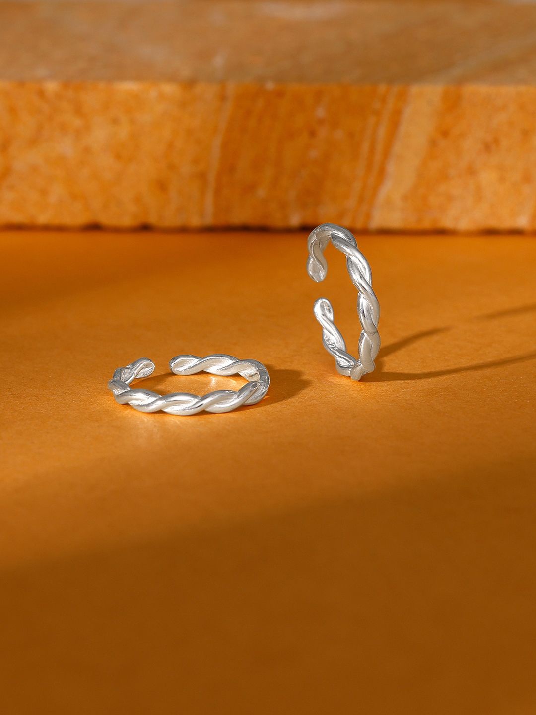 

GIVA 925 Sterling Silver Rhodium-Plated Toe Rings