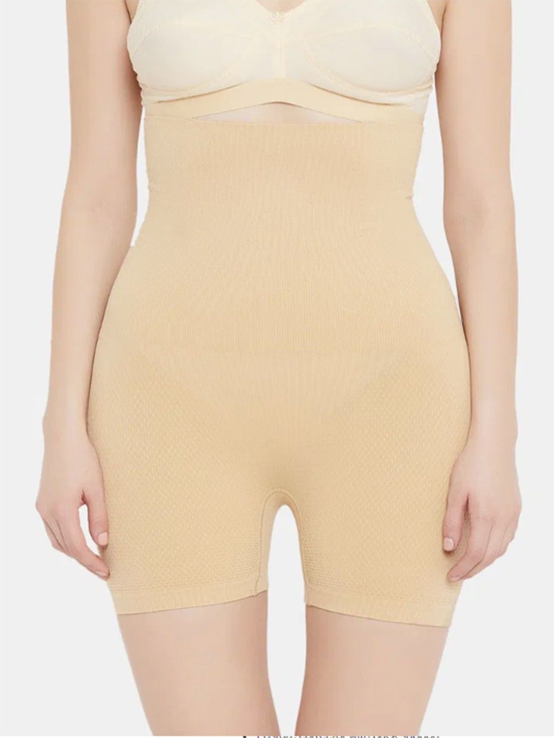 

BAESD Women High Waist Tummy & Thigh shaper, Beige