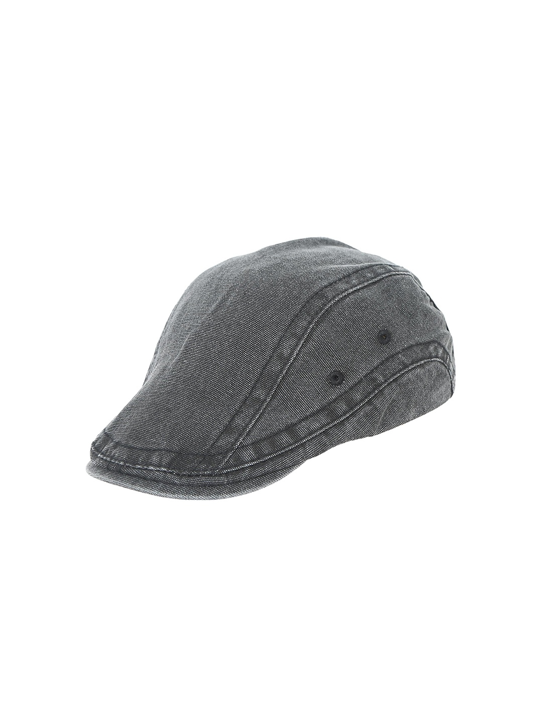 

FabSeasons Men Ascot Cap Denim Jeans Cotton Flat Golf Cap, Black