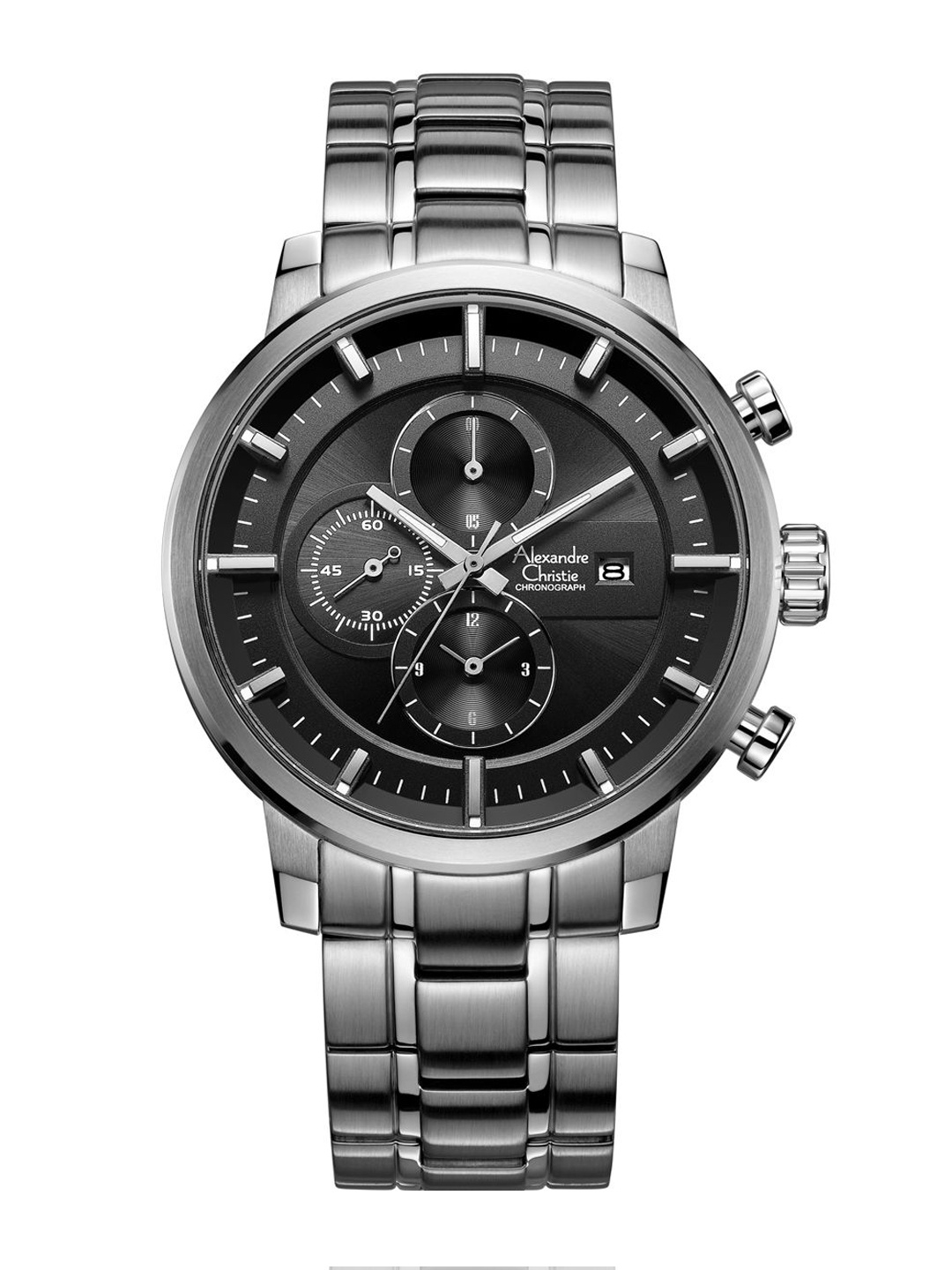 

Alexandre Christie Men Dial & Stainless Steel Analogue Watch 6323MCBSSBA, Silver