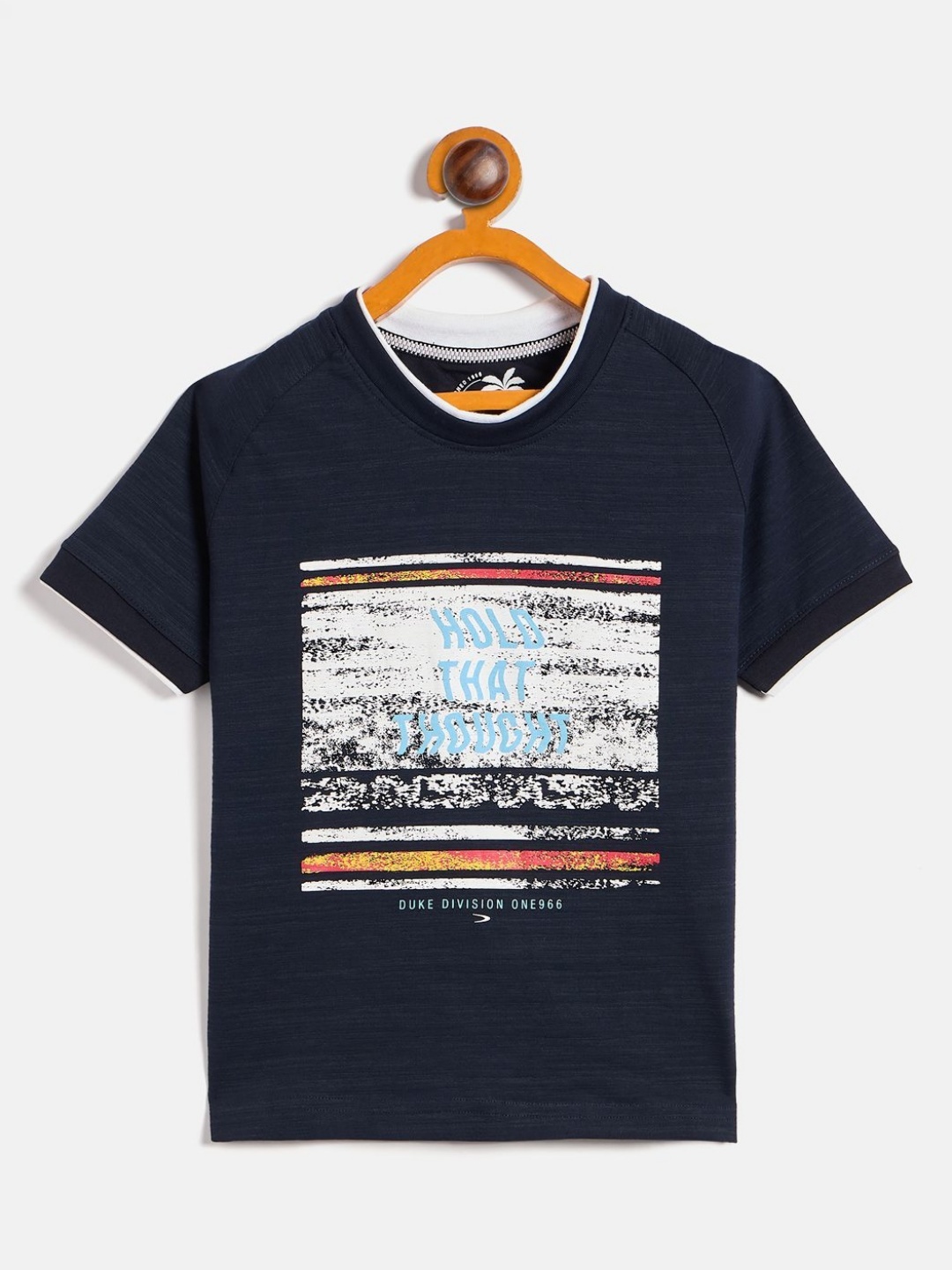 

Duke Boys Graphic Printed Round Neck Cotton T-shirt, Blue