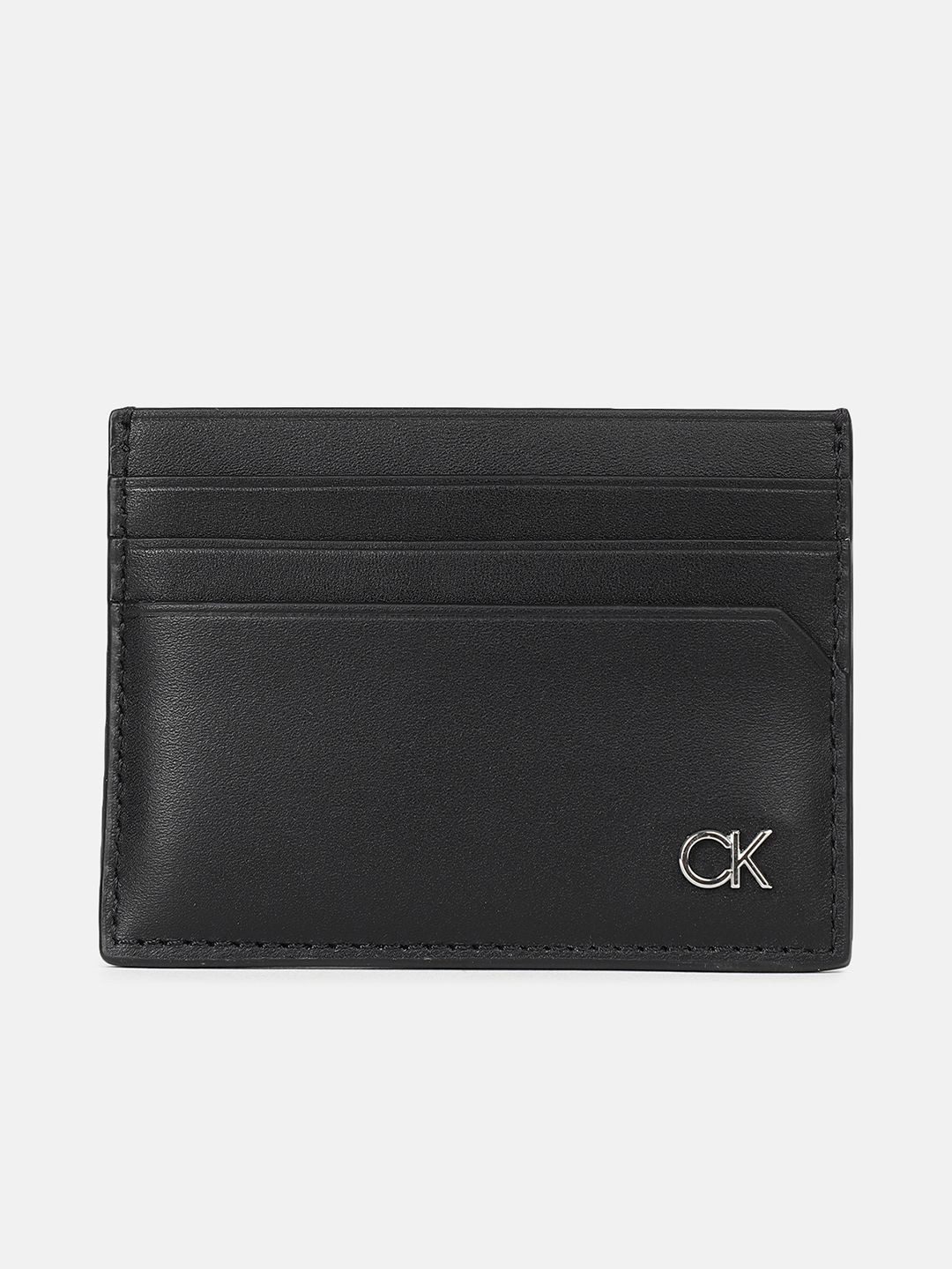 

Calvin Klein Men Leather Card Holder, Black