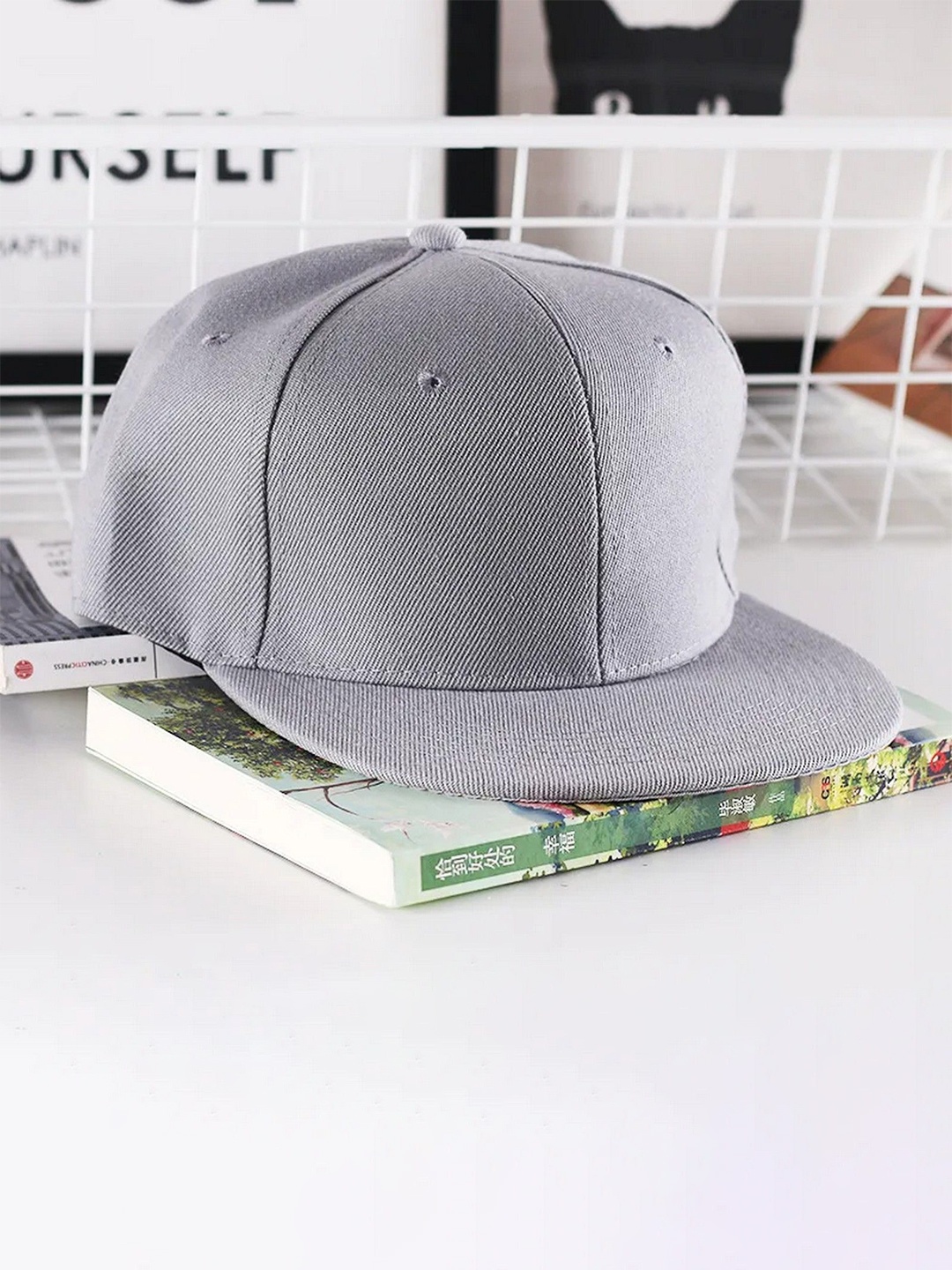 

Infispace Men Snapback Cap, Grey