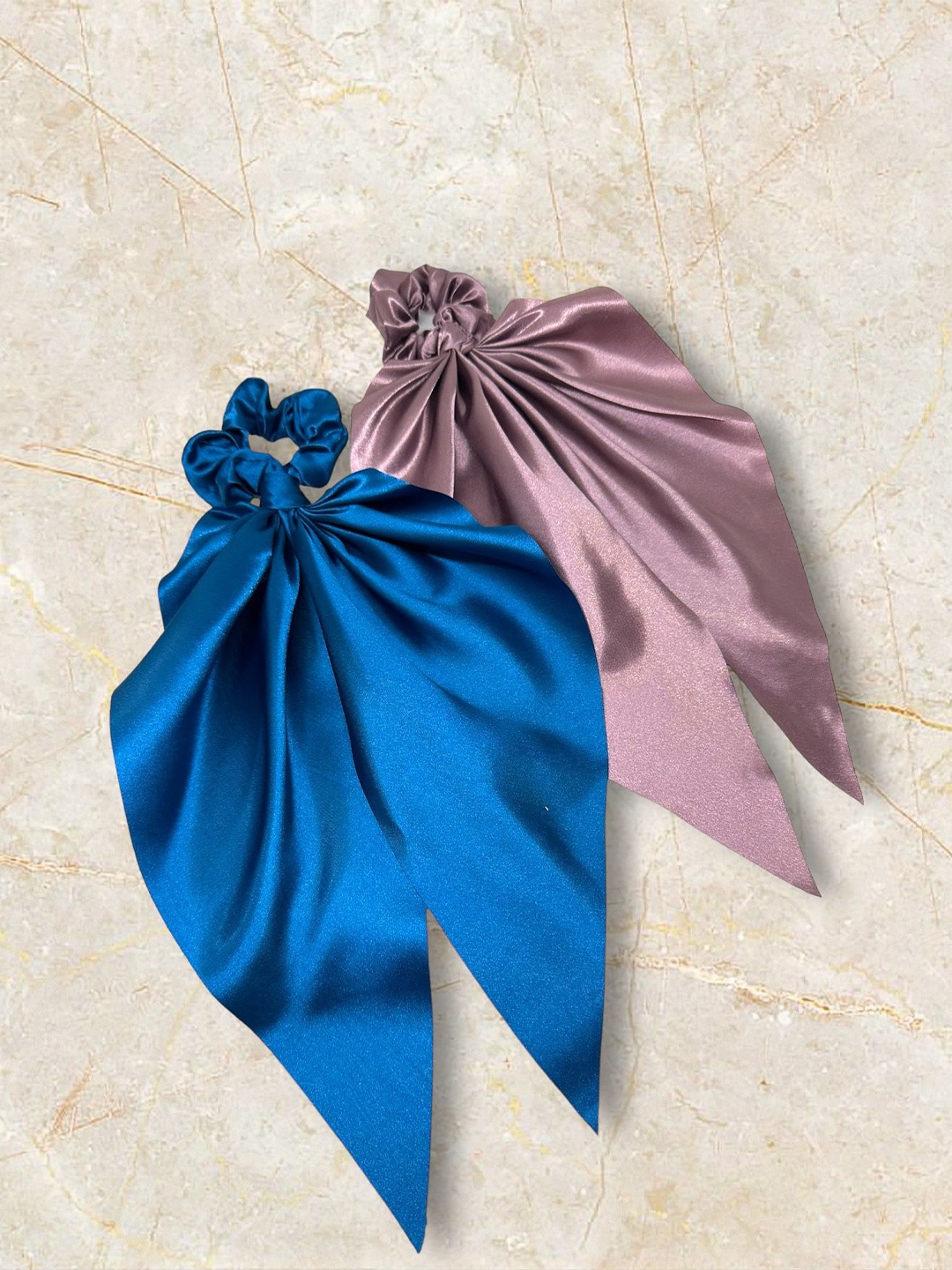 

Samsara Couture Girls Set of 2 Ponytail Holders, Purple