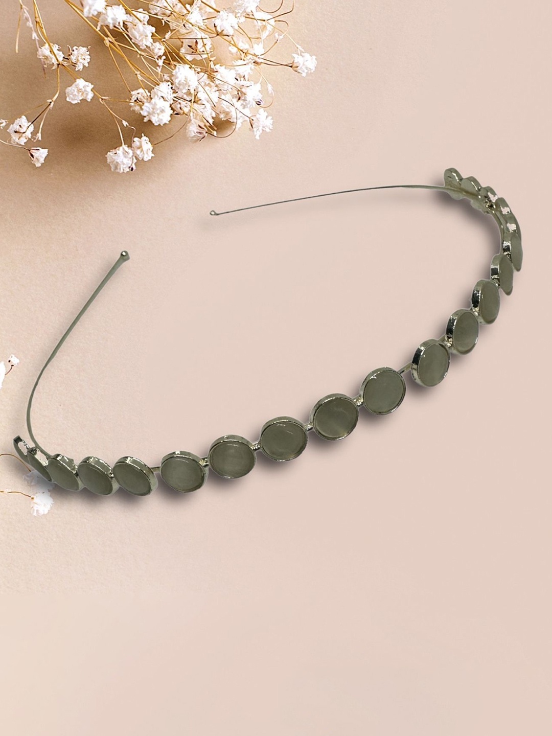 

Samsara Couture Girls Hairband, Grey