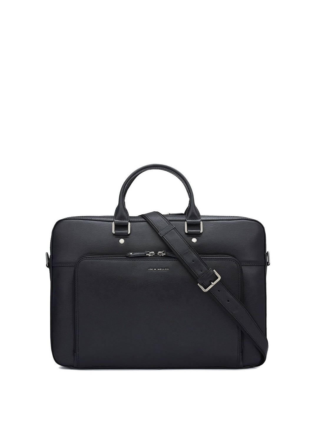 

Joe & Mellon Unisex Leather Laptop Bag, Black