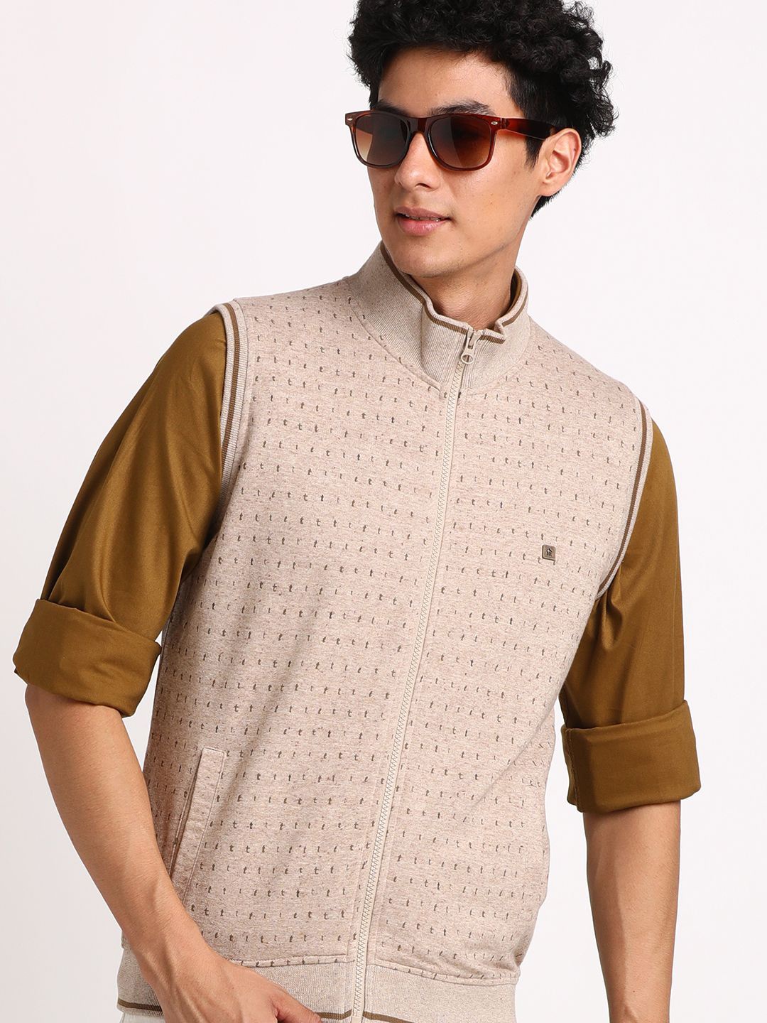 

Turtle Men Printed Cotton Sweatshirt, Grey melange