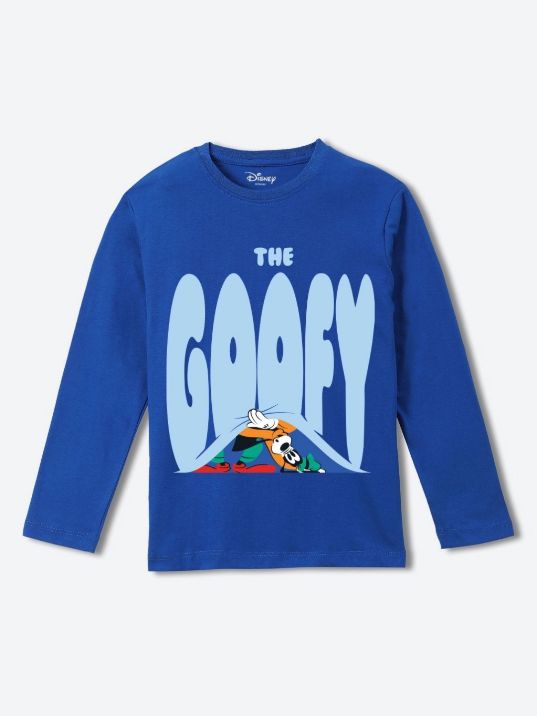 

YK Disney Boys Graphic Printed Round Neck Pure Cotton T-shirt, Blue