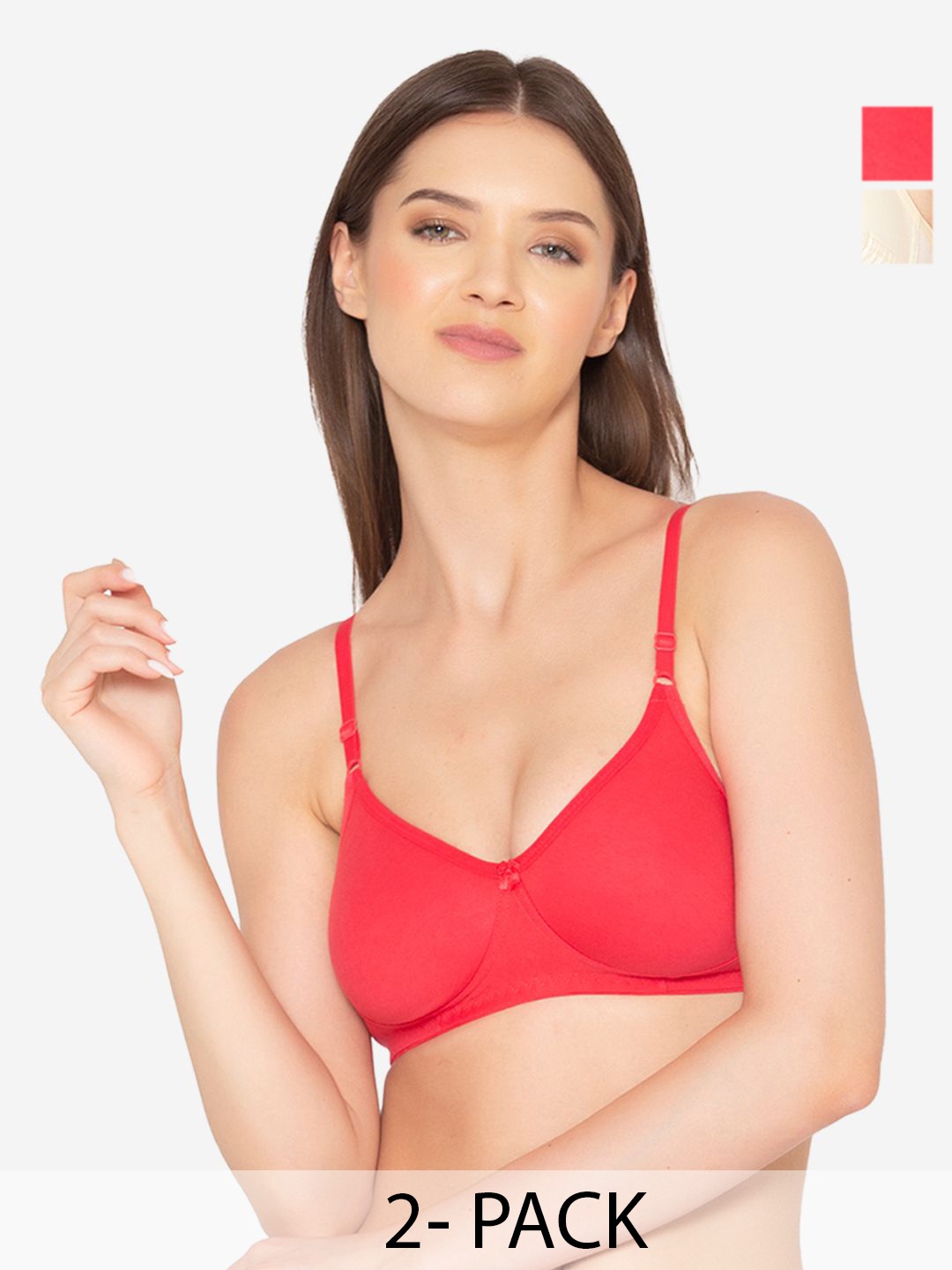 

GROVERSONS Paris Beauty Bra Full Coverage, Red
