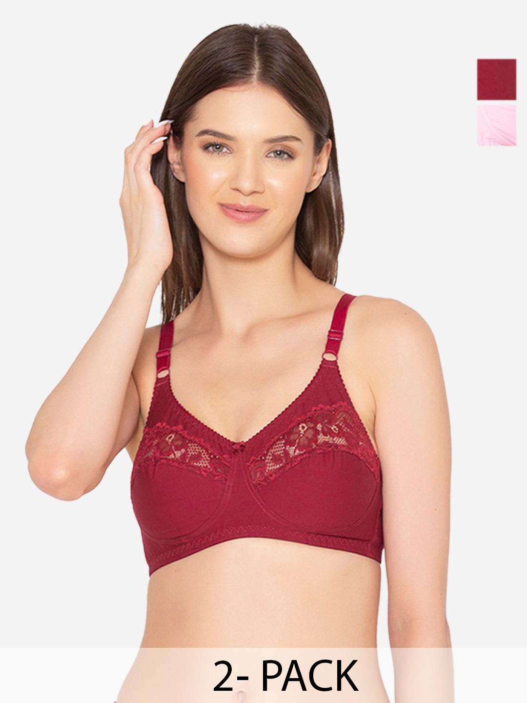 

GROVERSONS Paris Beauty Bra Full Coverage, Red